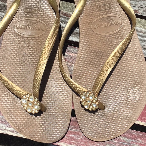 🌴 Havaianas Slim Jewel 💎 Flip Flop - Picture 6 of 10